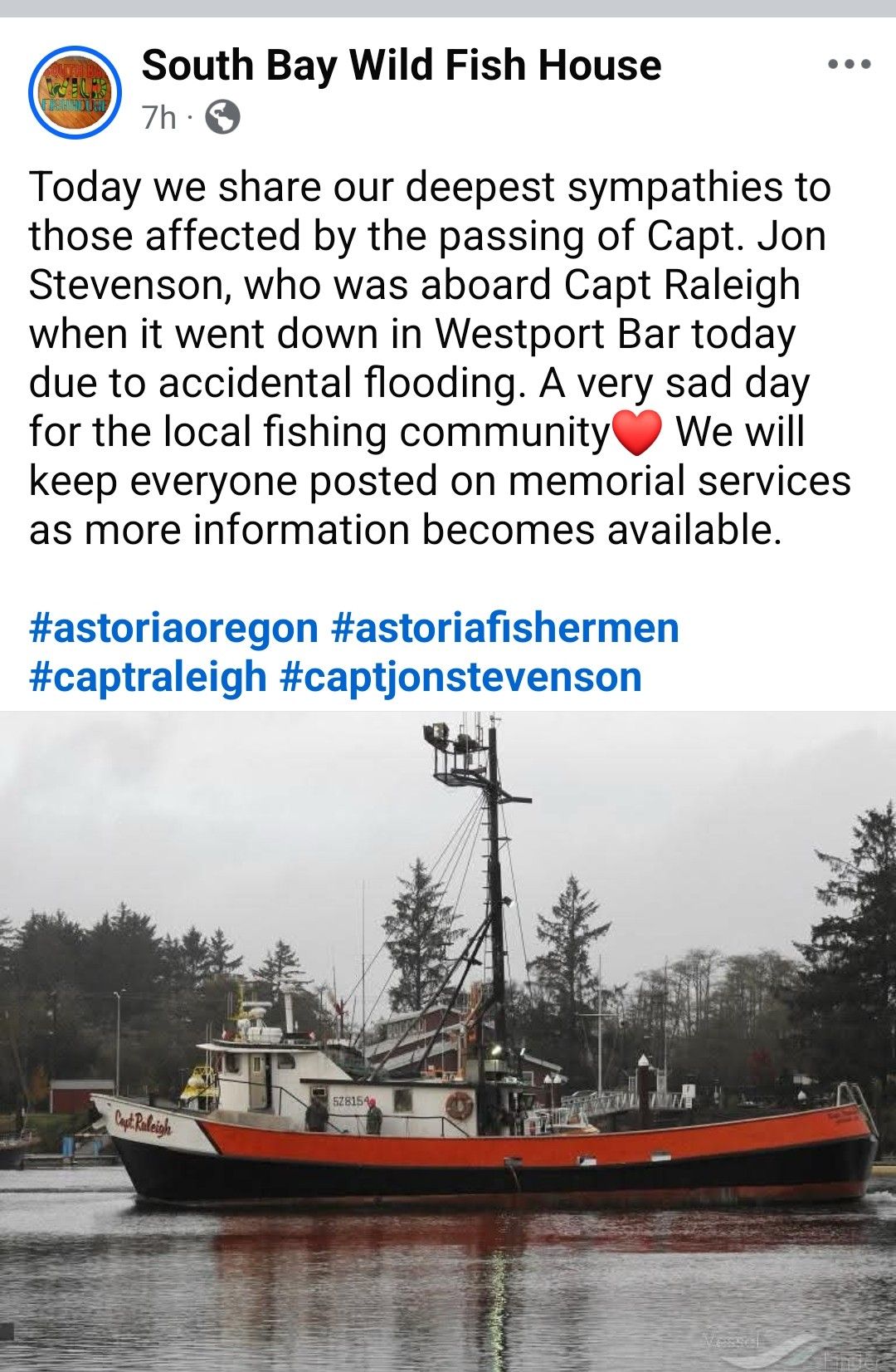 JP - Sad news today!!! R.I.P. | Facebook