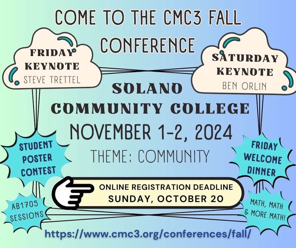 CMC3 California Mathematics Council Community Colleges