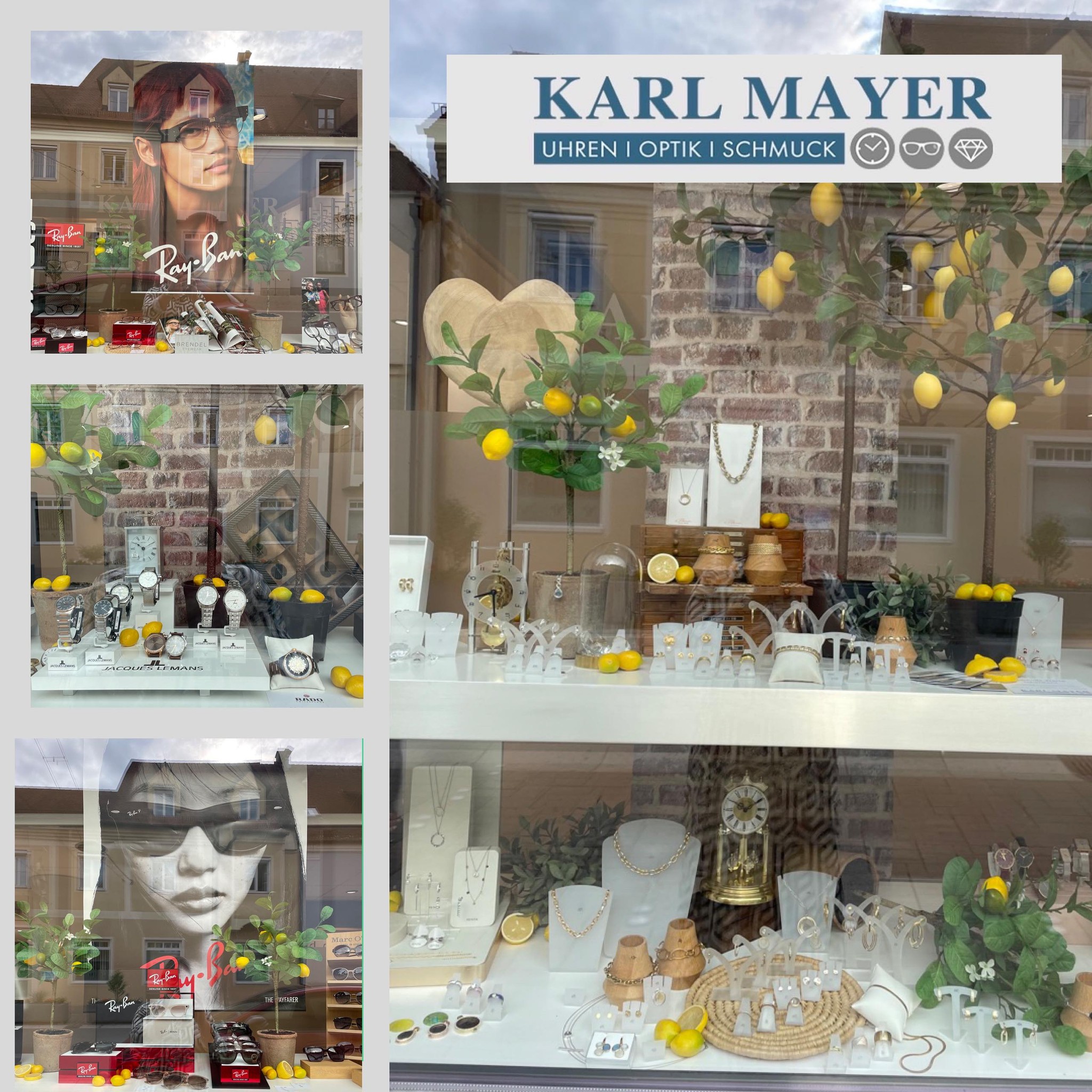 Unsere neue Schaufensterdeko! 🍋🍋🍋 #sommer#deko #zitronen#schmuck#neustadtanderdonau