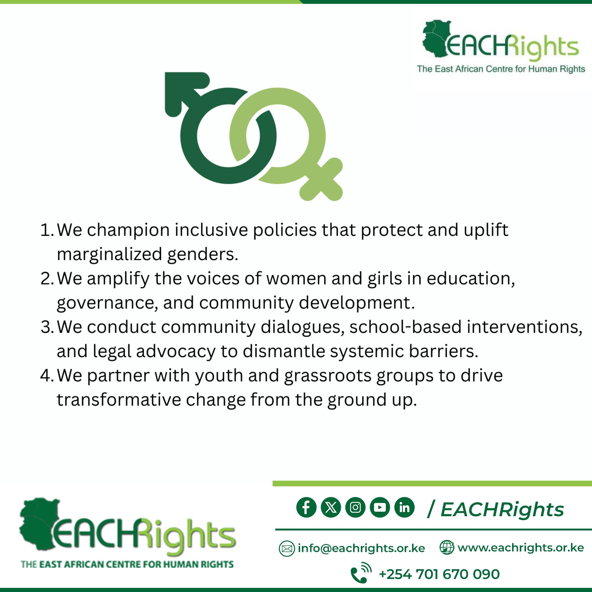 The East African Centre for Human Rights - EACHRights | Nairobi