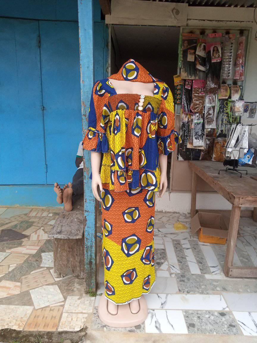 Tenue pagne africaine | Libreville