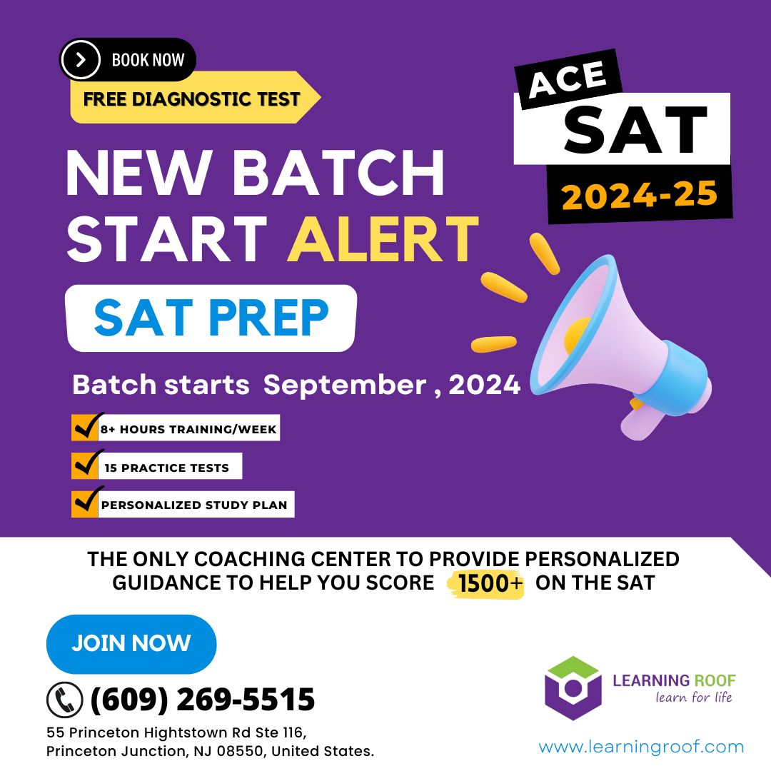 Learning Roof - 🌟 New SAT Prep Batch Starts September...