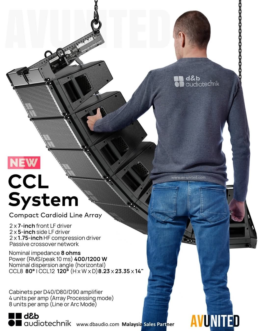 AV UNITED - Meet d&b's new cardioid speaker system that's... | Facebook