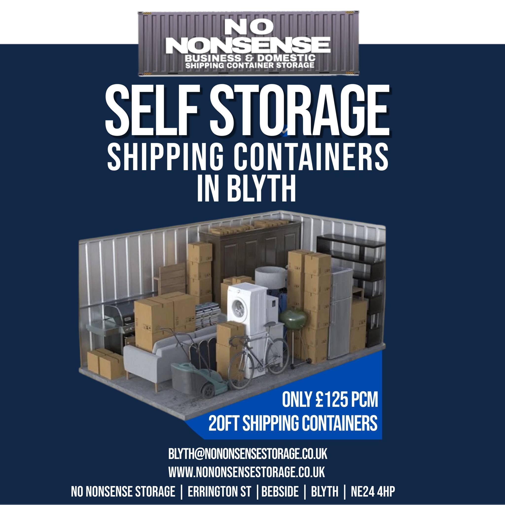No Nonsense Shipping Container Storage Blyth | Blyth