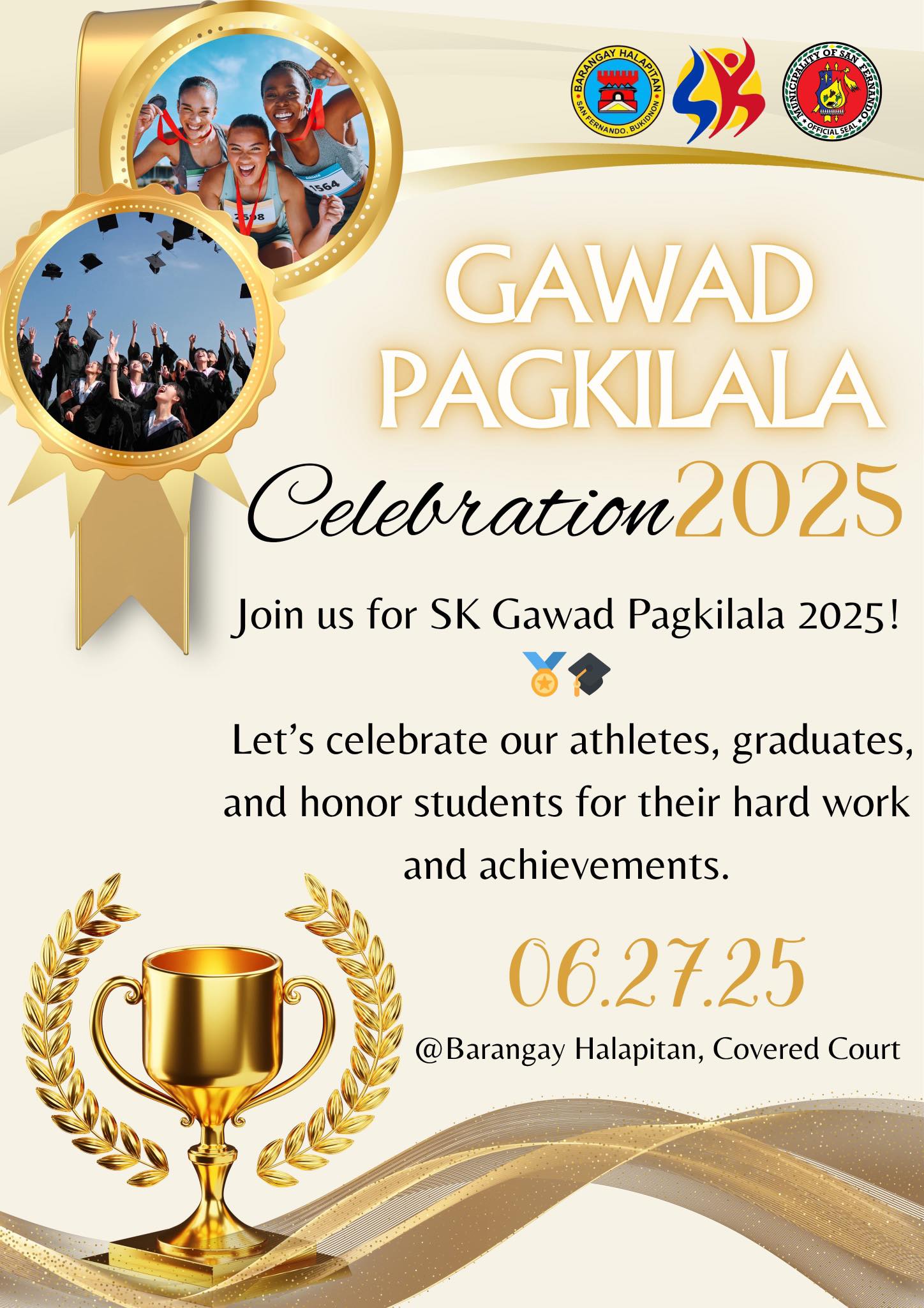 Katipunan - Parangal para sa kabataan ng Barangay Halapitan! Graduation ...
