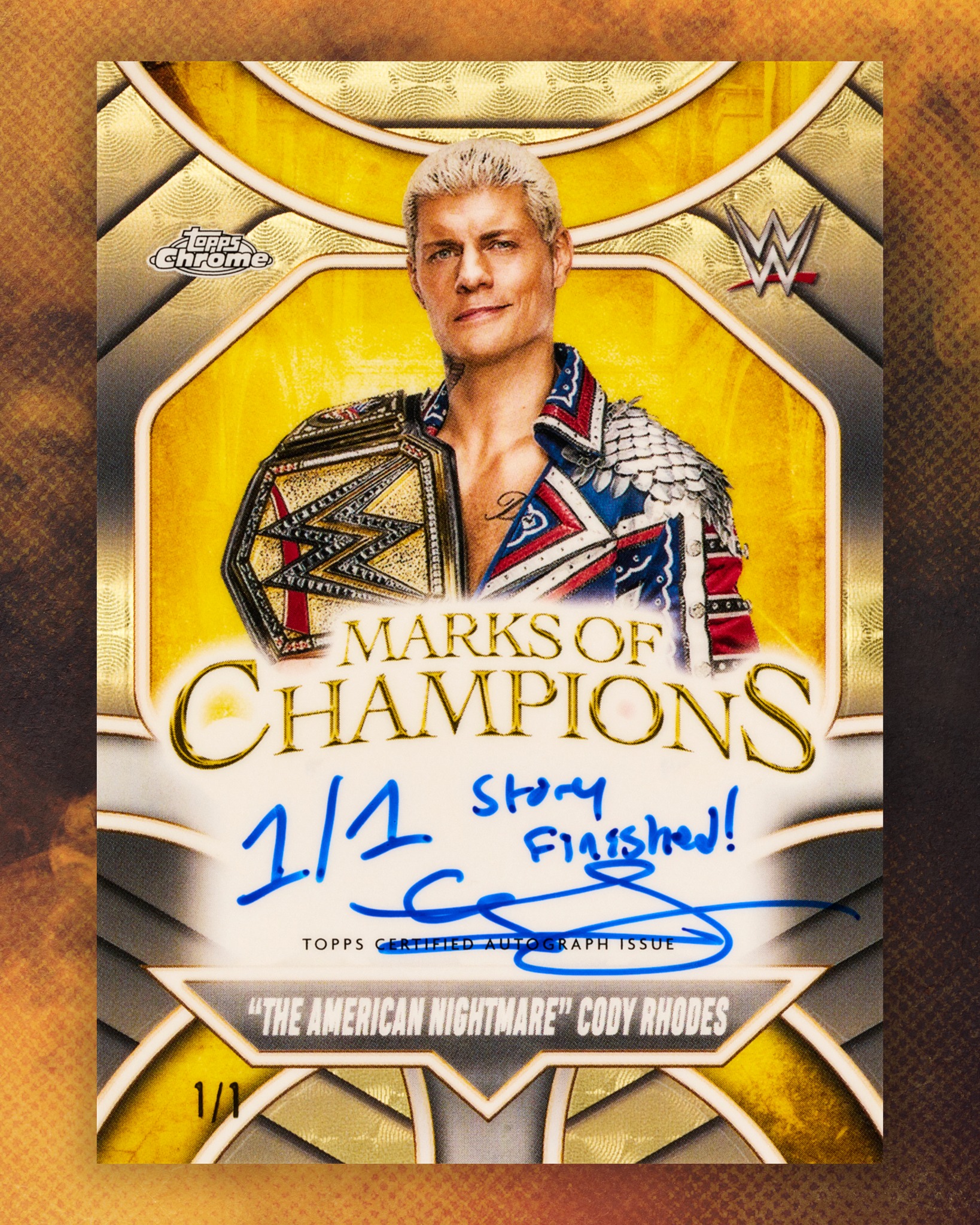 ????? ????: Cody Rhodes took some extra time signing this 