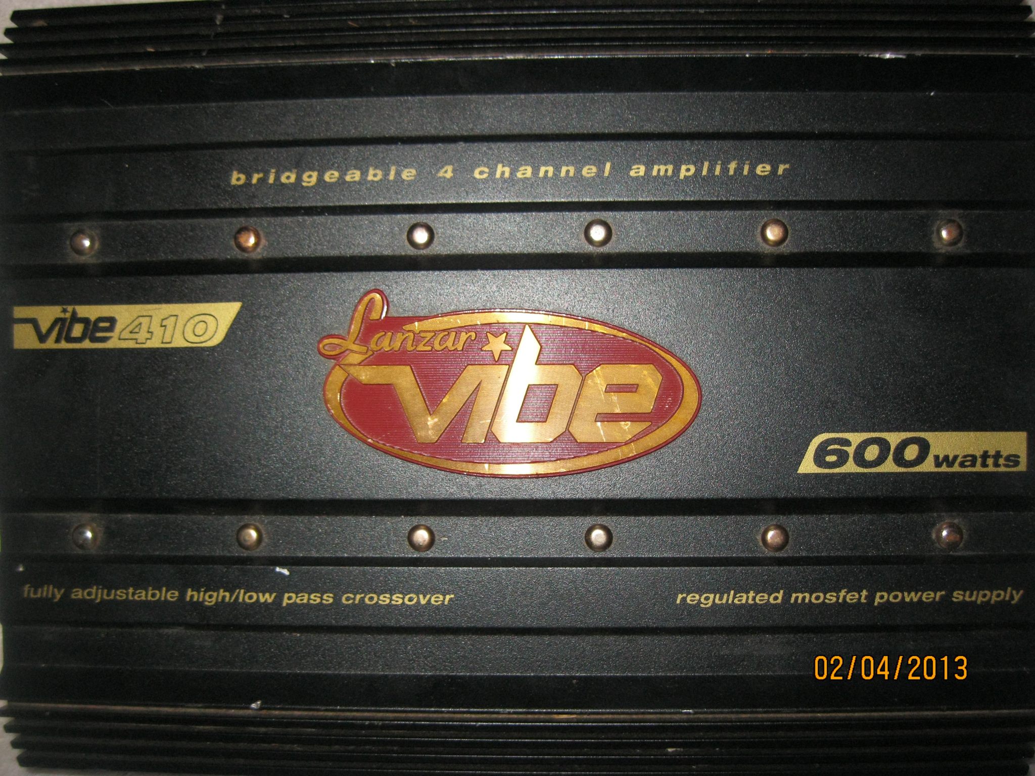 Is Lanzar Vibe230 amp suitable for 4 DS-18 6.5 speakers?