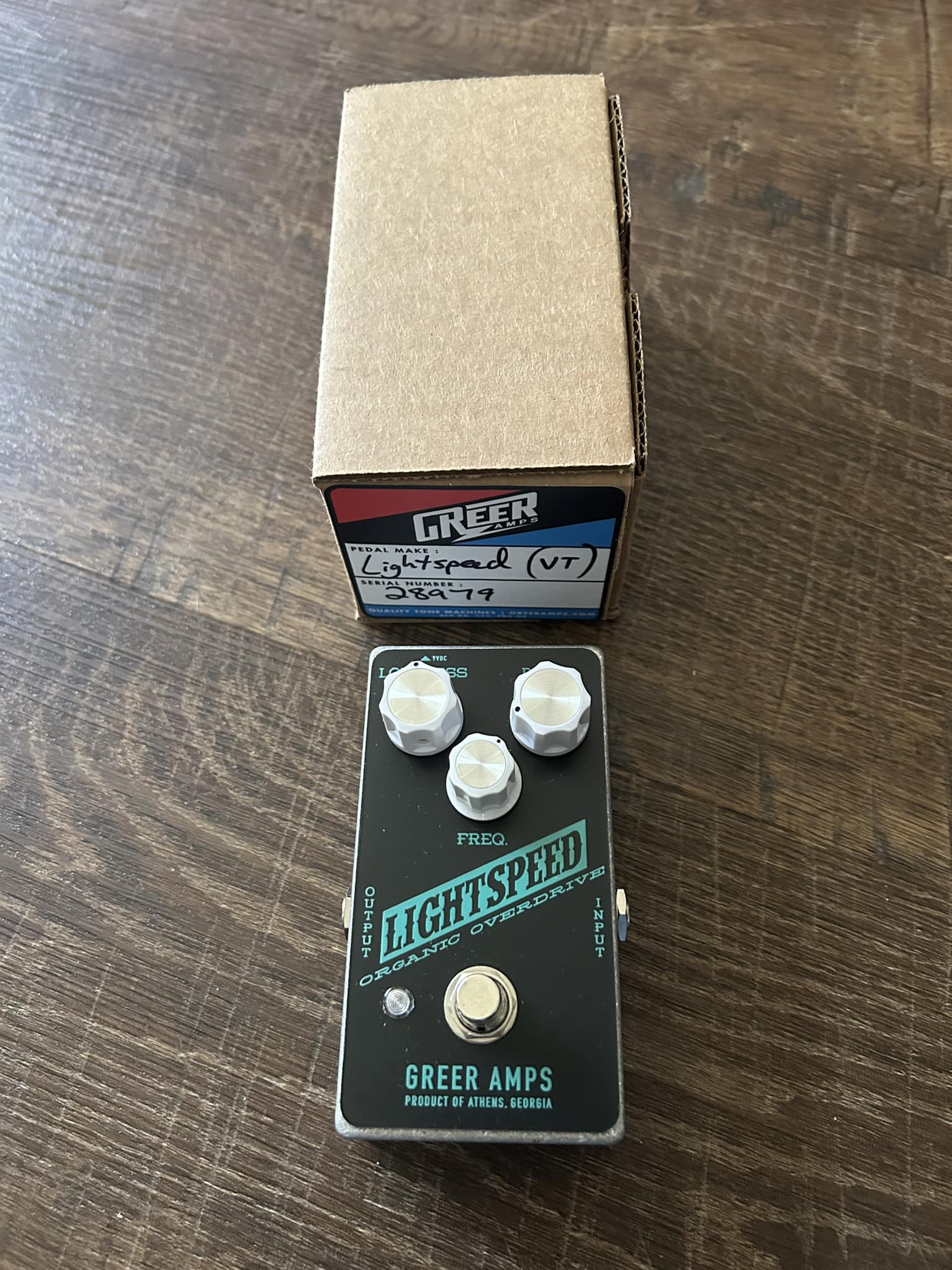Modified Greer Amps Light Speed DIY Project.