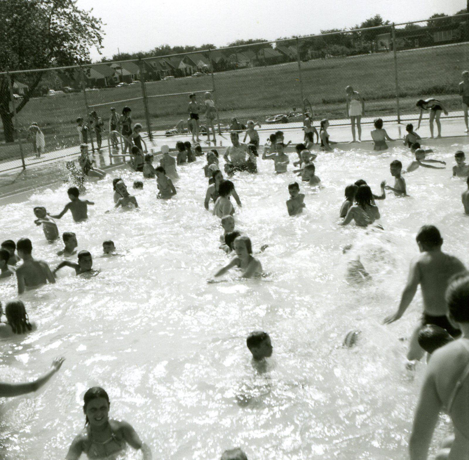 A pool photo from the early 