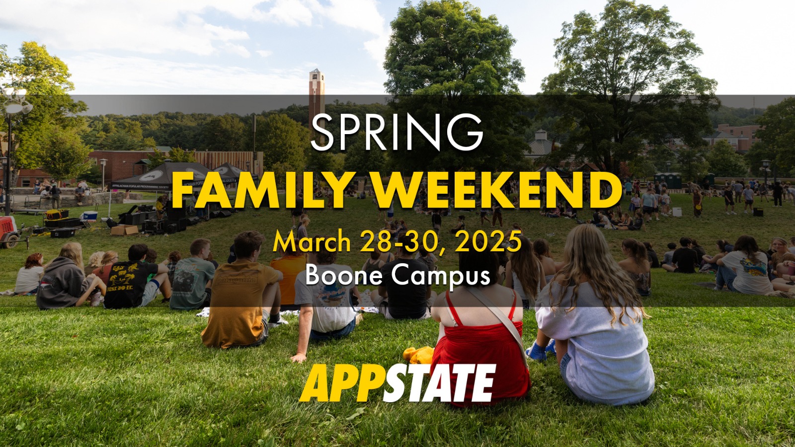 Appalachian - Mark your calendars! Spring Family Weekend is just around ...