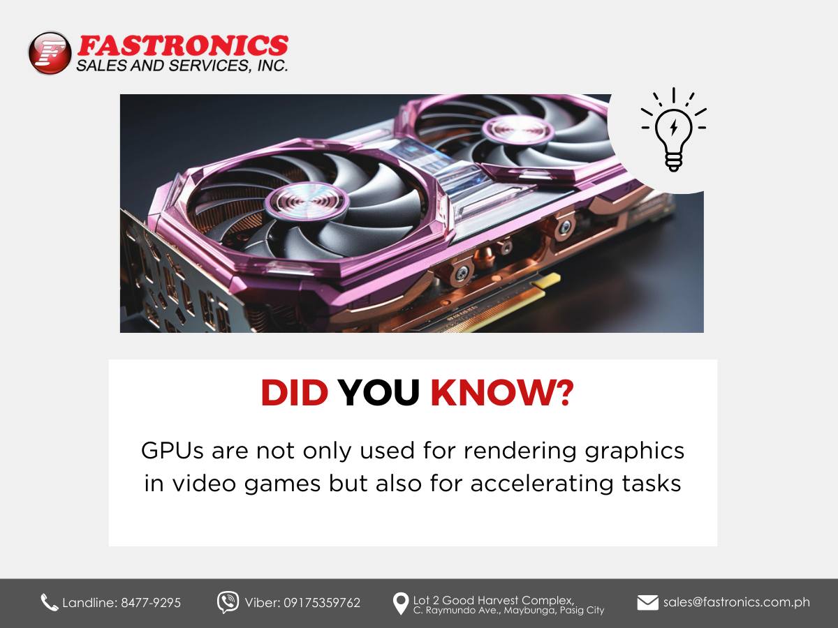 Fastronics Sales & Services, Inc. - Did you know that GPUs were ...