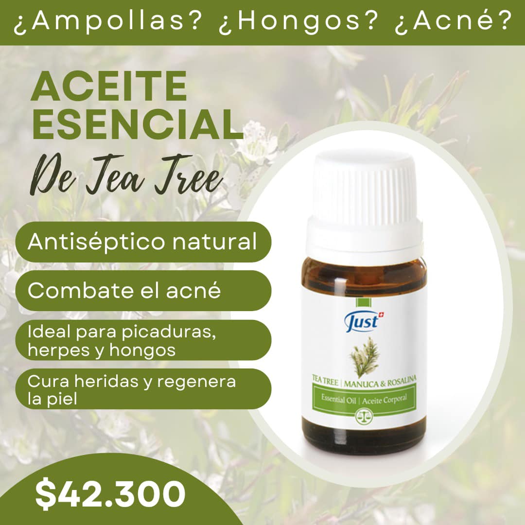 Terapias - 🌿 _*ACEITE DE TEA TREE, MANUCA Y ROSALINA*_ 10ml 