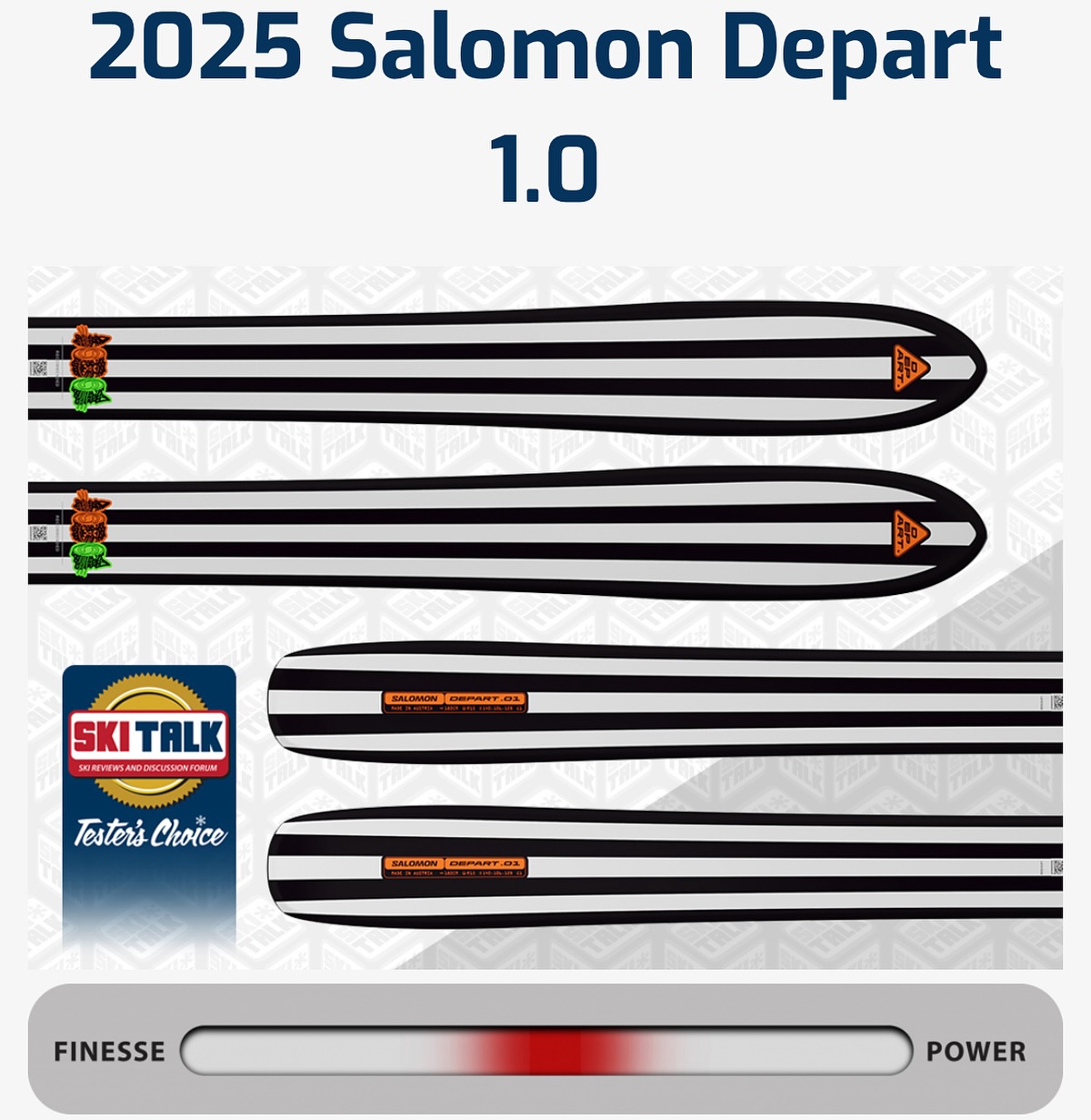 salomon depart ski 02 Skis 172cm 2027 For advanced skiers Brand New Salomon Depart 1.0