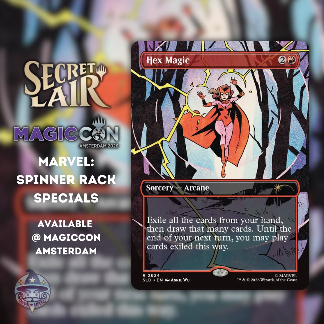 MagicCon Amsterdam Secret Lair just dropped featuring art by Annie