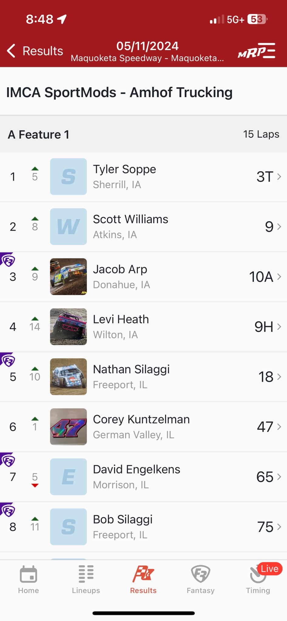 Jacob Arp Racing | Donahue IA