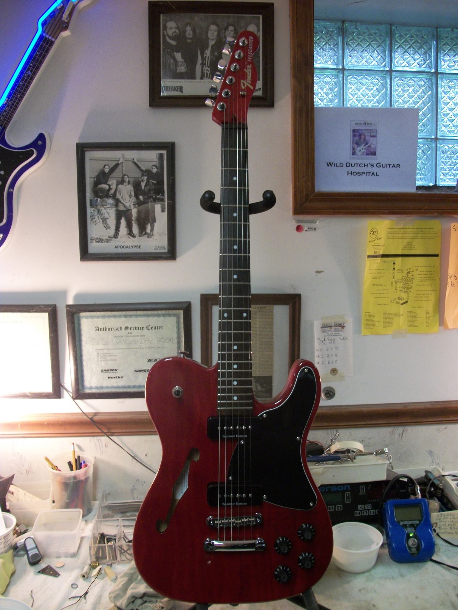 Indonesian Fender Telecaster with high-output Seymour Duncan P90