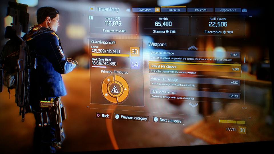 What is the maximum crit damage percentage in Division 2?
