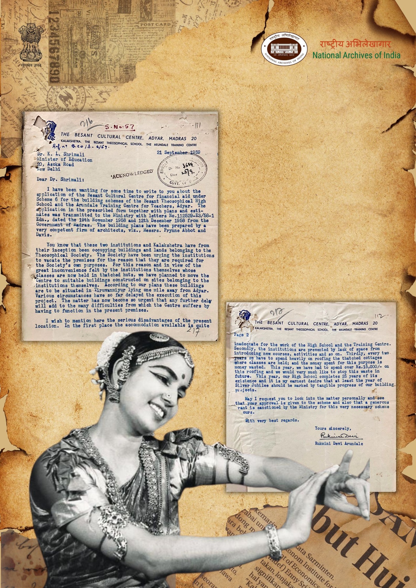 National - Remembering Rukmini Devi Arundale! A visionary theosophist ...