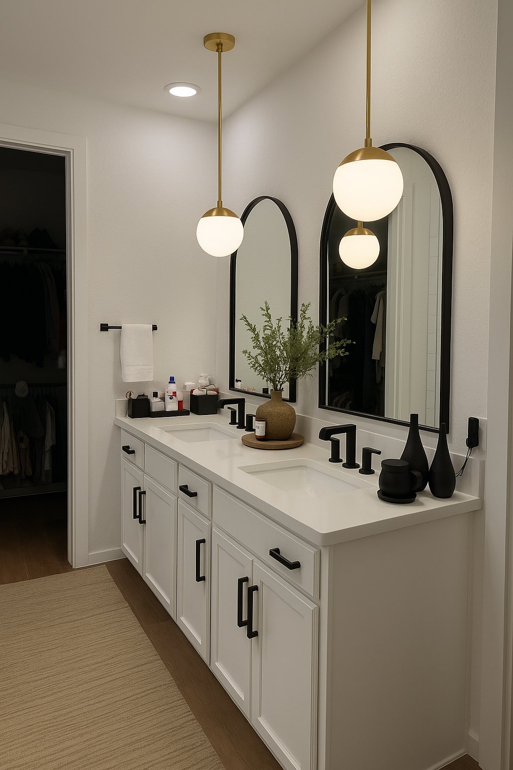 The Astro Niimi Round LED Bathroom mirror in polished chrome