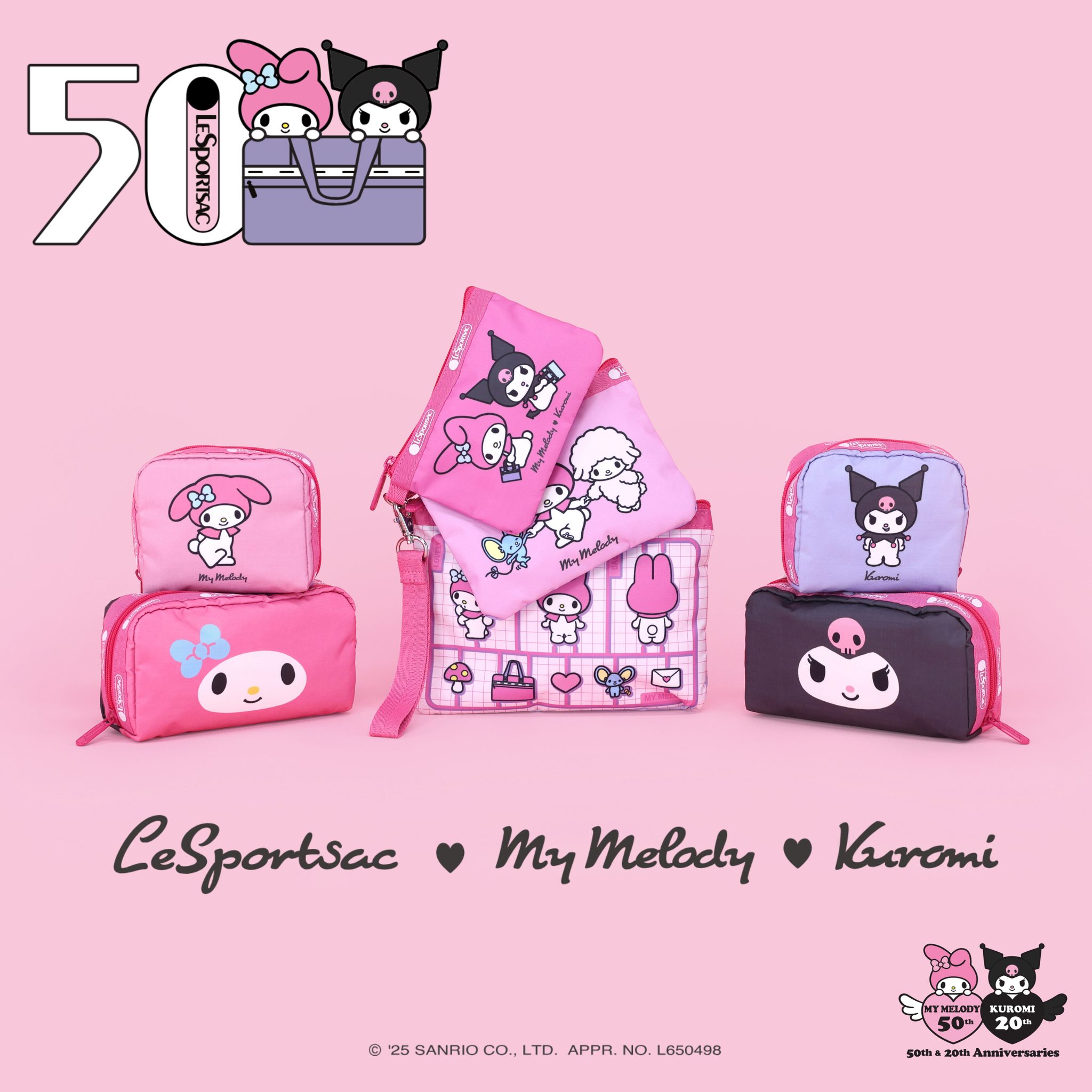 LeSportsac x My Melody Kuromi Collection celebrates the worldwide  display picture 1