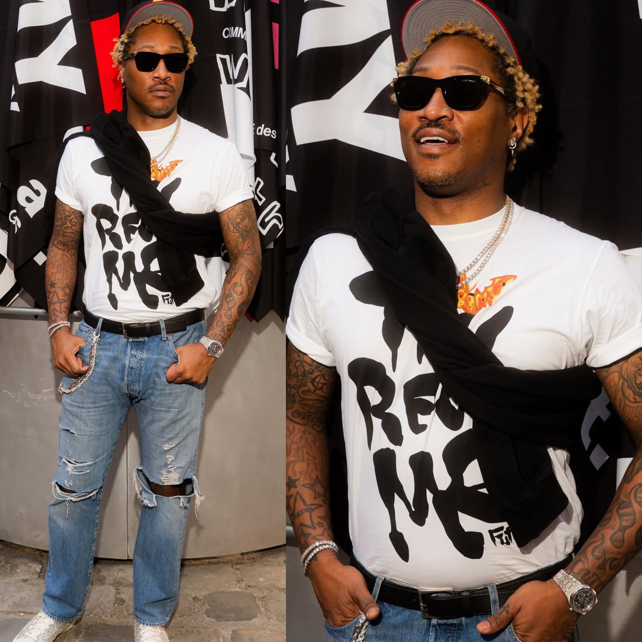 Future launched his new merch in Paris