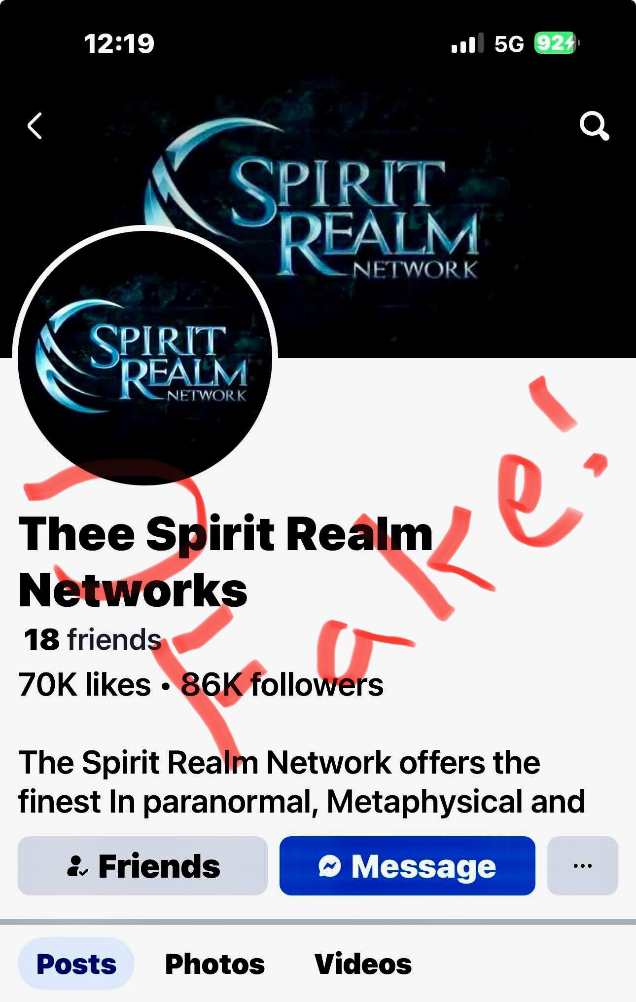 The Spirit Realm Network added... - The Spirit Realm Network