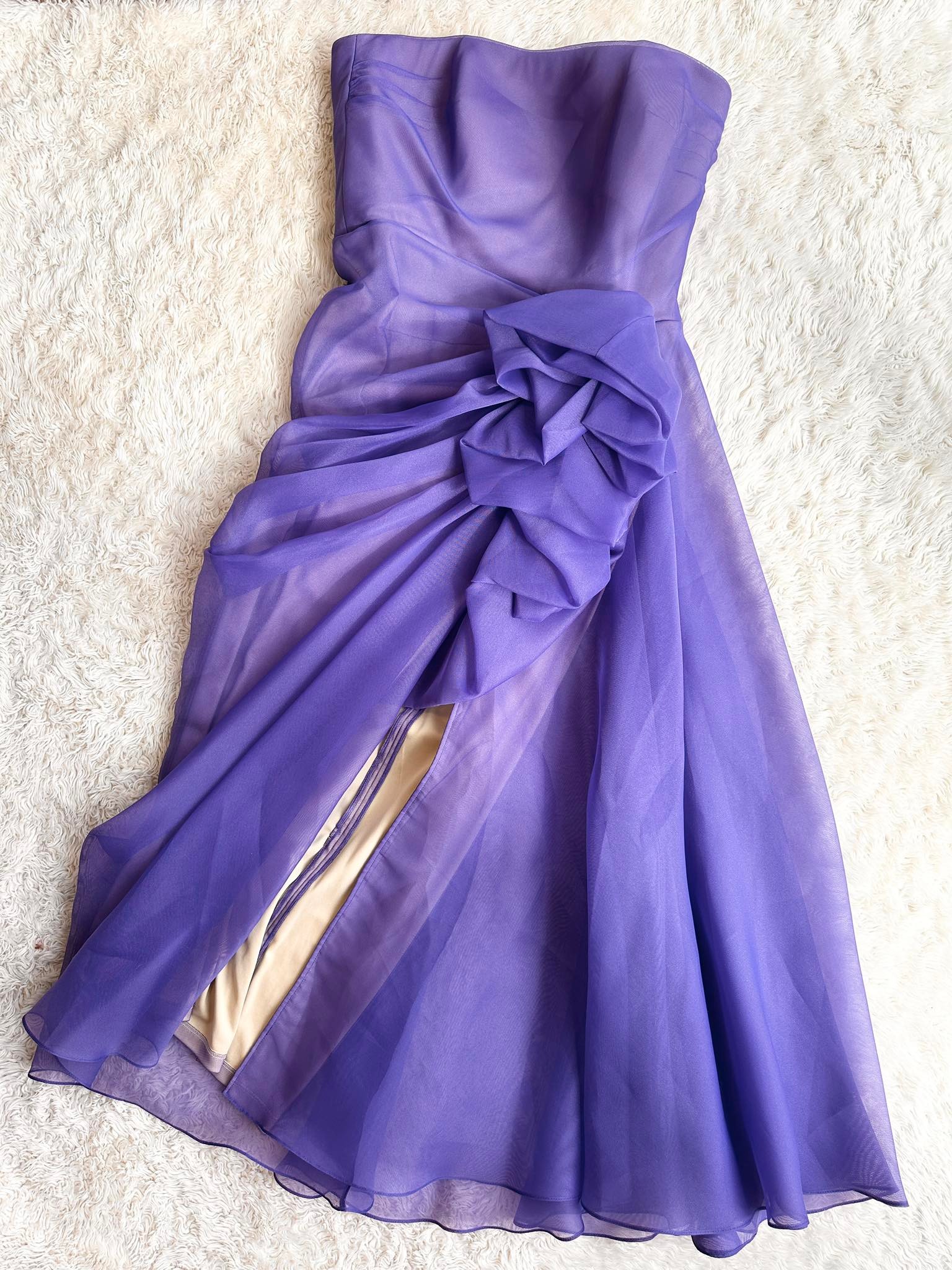 open lace back dress Blossoming Beauty Pleated Maxi Dress