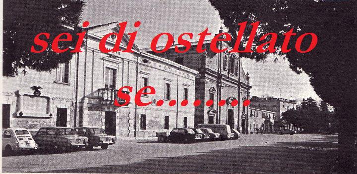 SEI DI OSTELLATO SE...... | Buongiorno, avrei bisogno di un ...