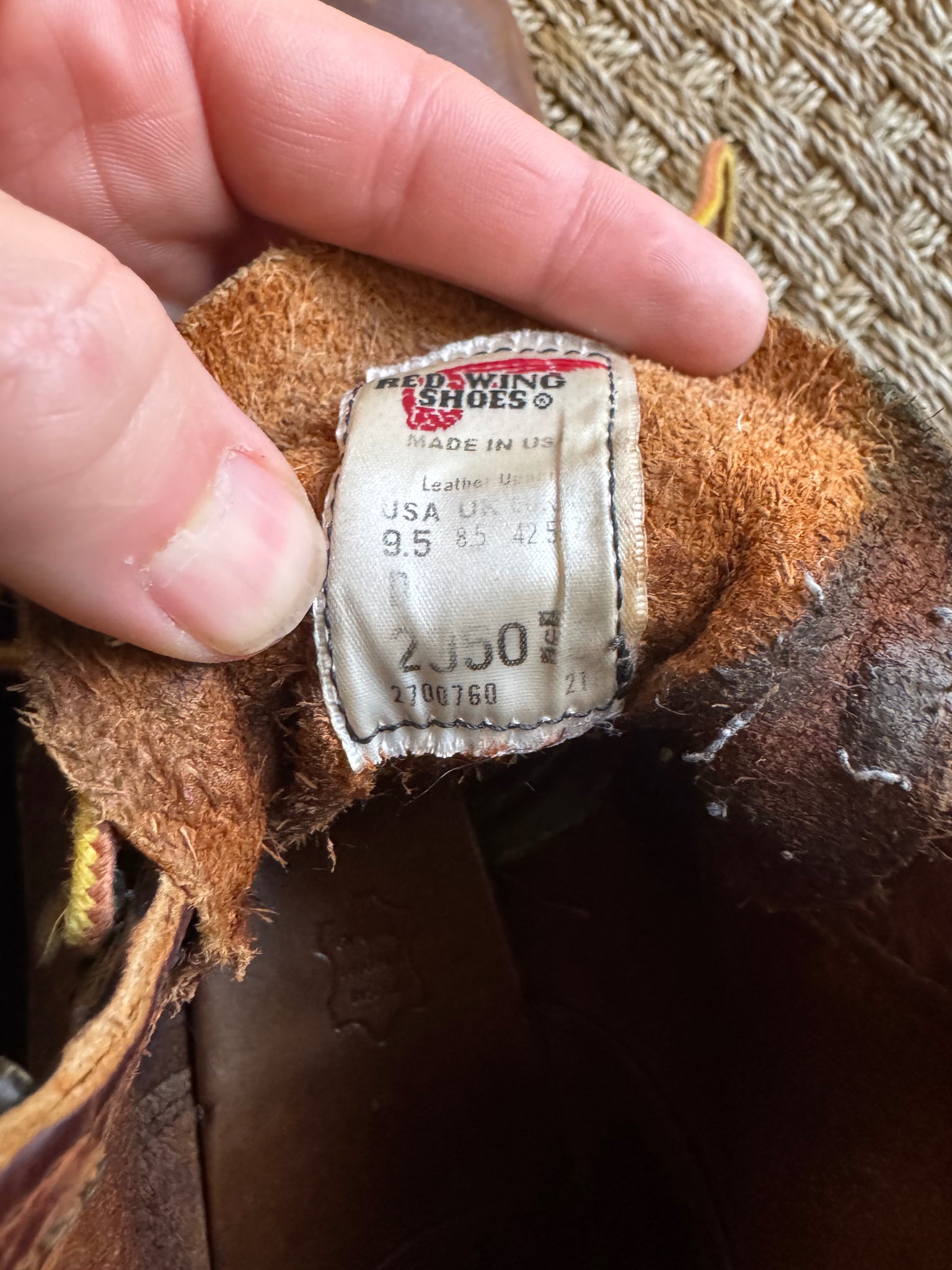Used Red Wing Rover 2950 boots for sale