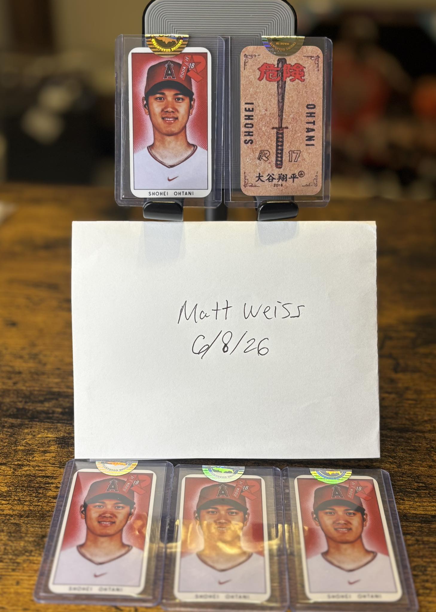 2018 Shohei Ohtani rookie card for sale