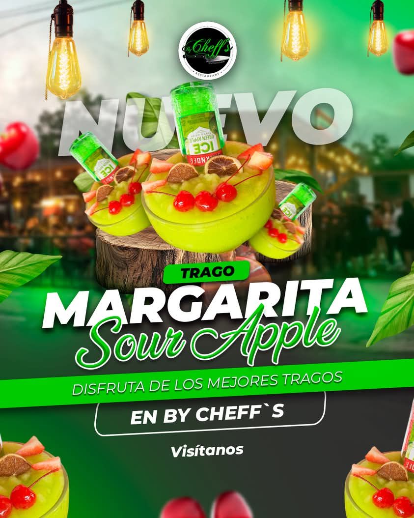 By - 🍏🍹 ¡Nueva Margarita Sour Apple en By Cheff's! 🍹 Te presentamos la ...