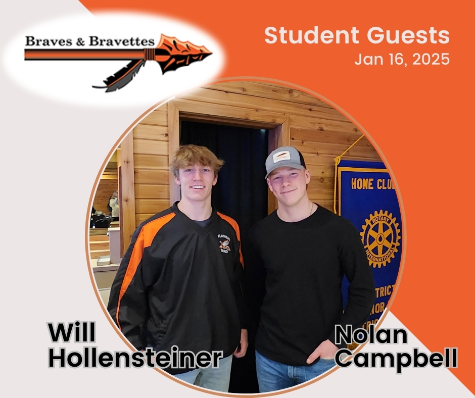 Rotary - Yesterday our club had the pleasure of hosting two student ...