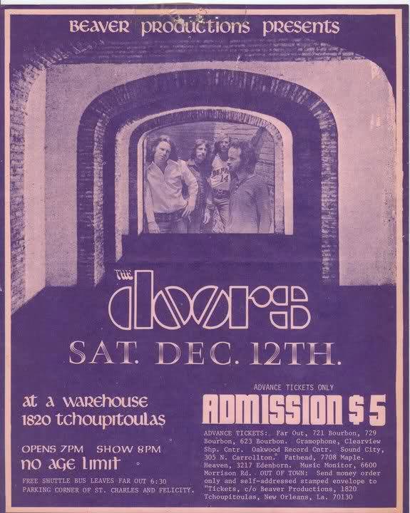 The Doors' Last Performance with Jim Morrison in New Orleans