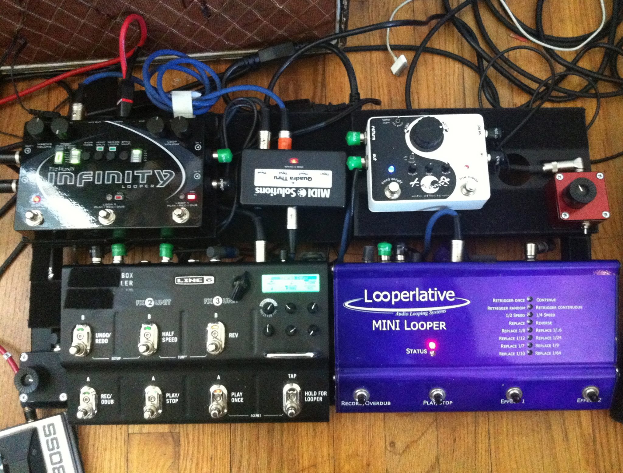 Guitar and Modular Live Rig Setup for Avant Garde Festival in 