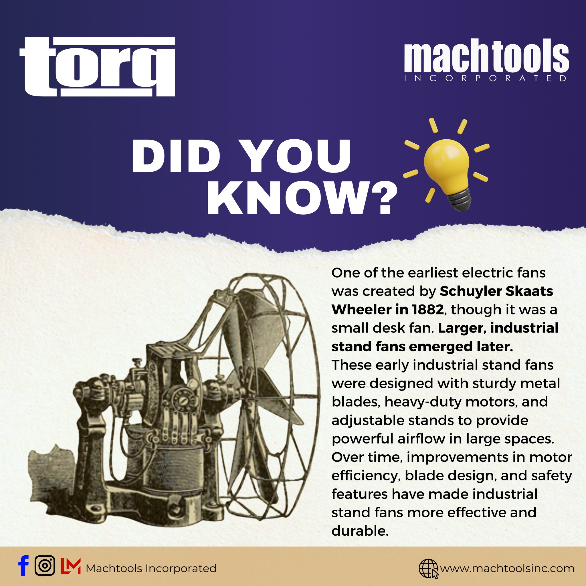 Mach - DID YOU KNOW?? One of the earliest electric fans was created by ...