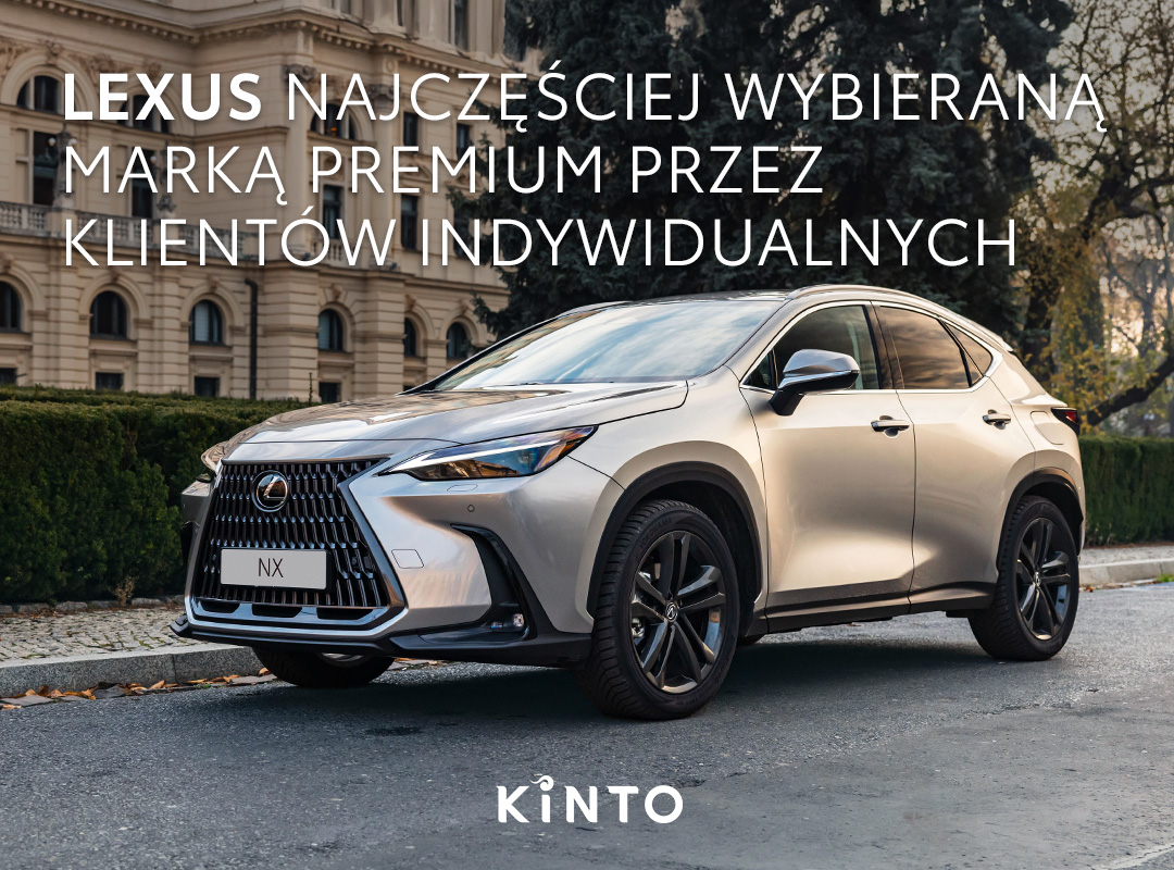KINTO - W 2025 roku Lexus konsekwentnie umacnia swoją pozycję na ...