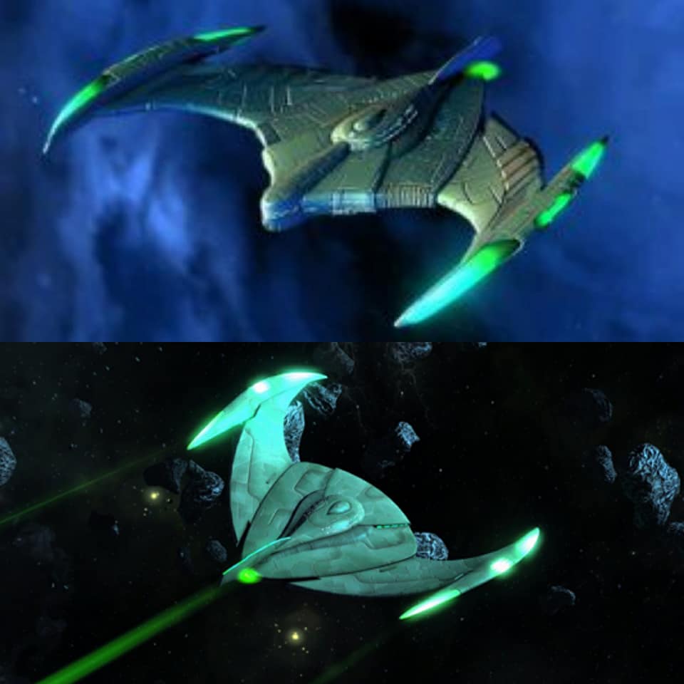 I loved the old Romulan Bird of Prey as featured also in TOS