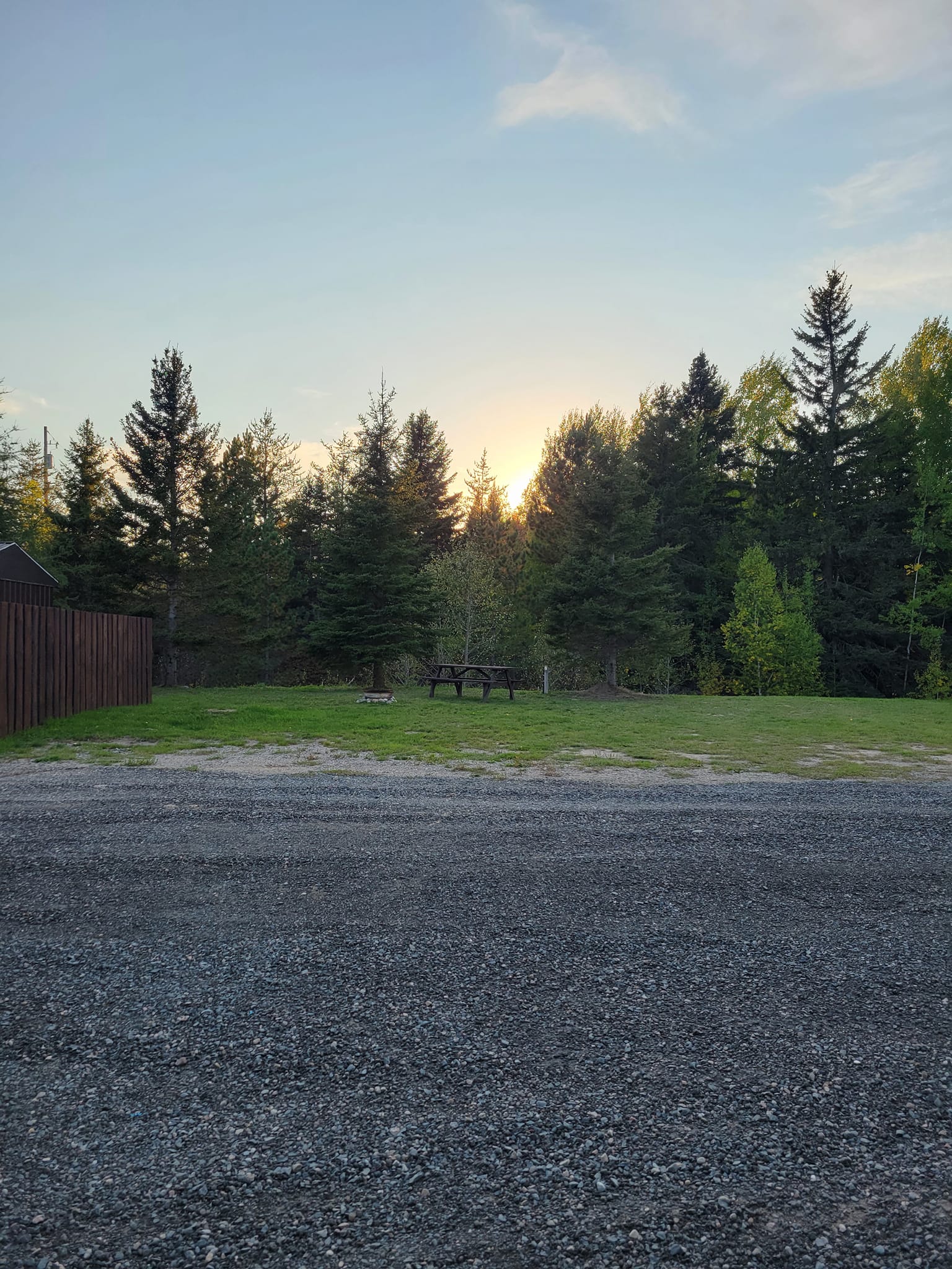 Taylor Lake RV park - Hydro/water site available. Close to washrooms ...