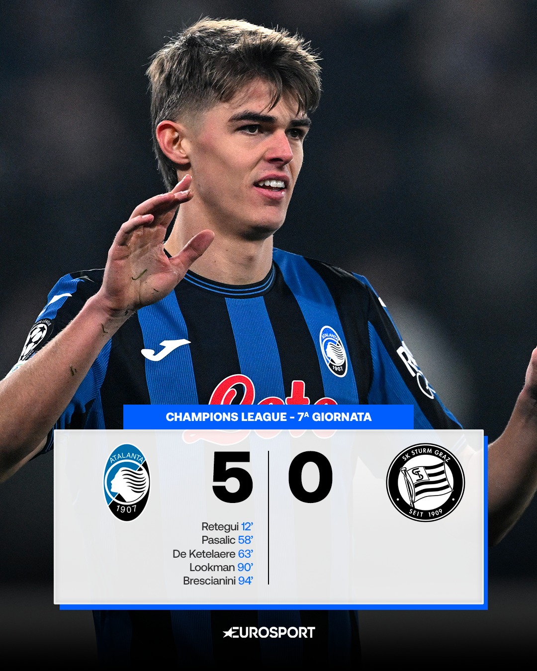 CHE DEA! 🙌⚽ L’Atalanta archivia la... - Eurosport Italia | Facebook