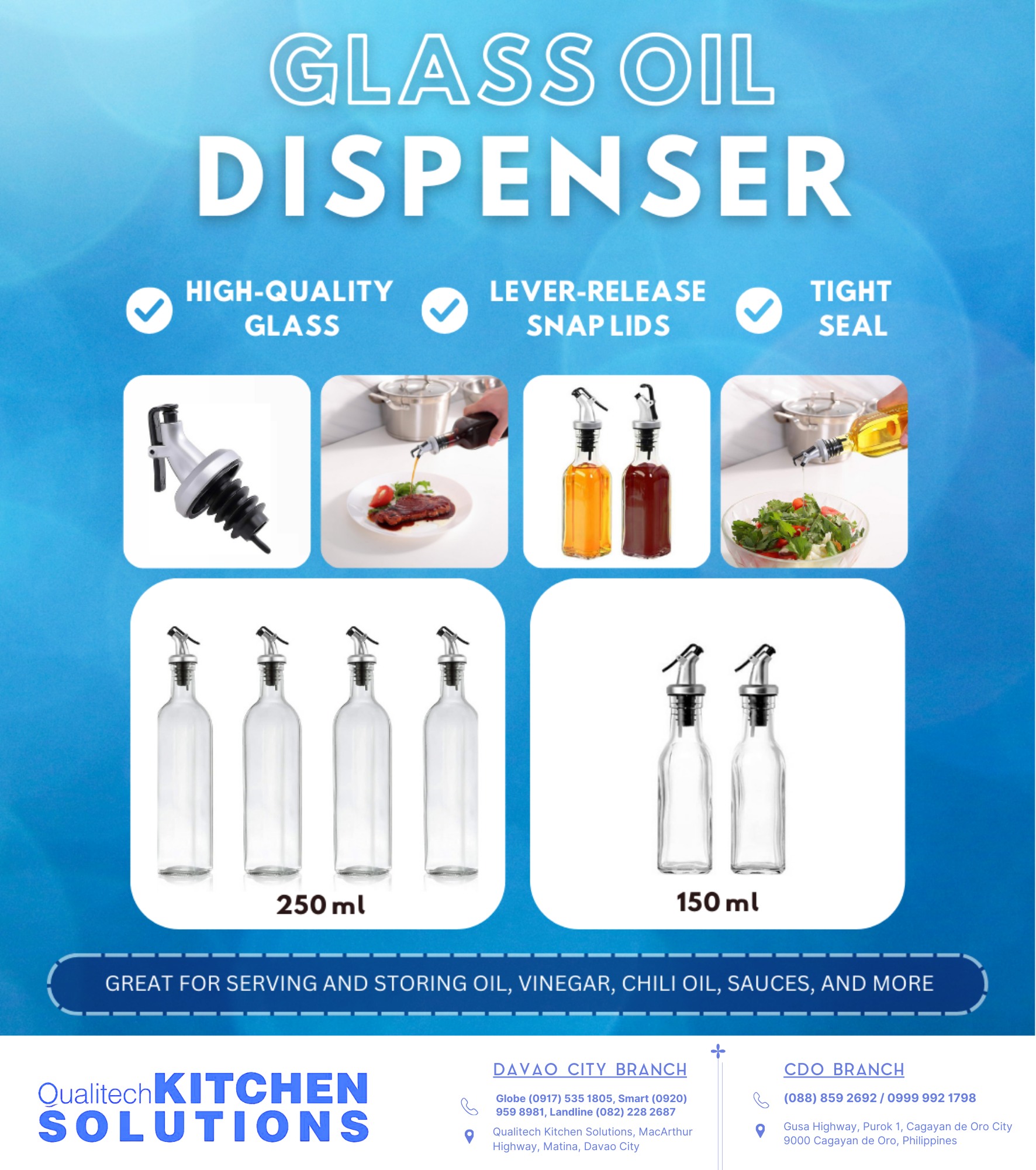 Our glass oil... - Qualitech Kitchen Solutions - Equipment