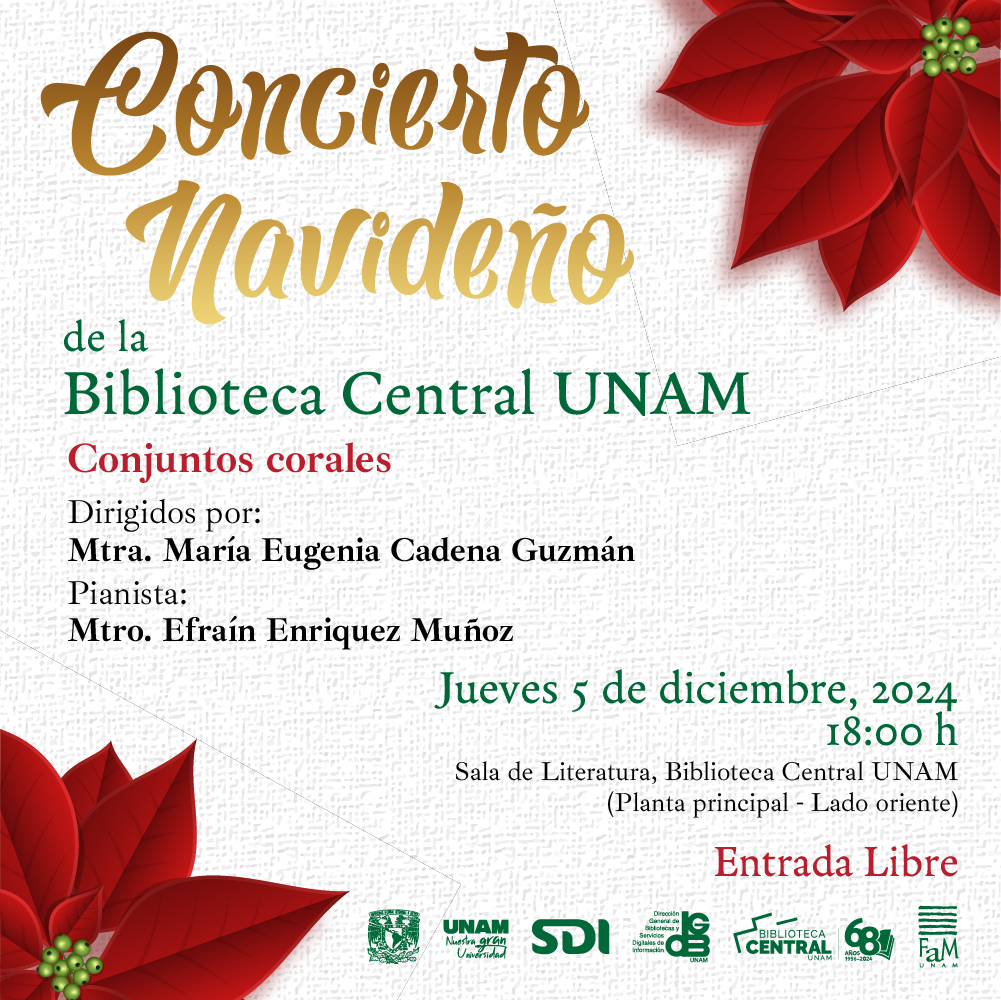 📢 ‼ ACOMPÁÑANOS ‼ 👇🏾 En el Concierto Navideño en la Biblioteca Central ...