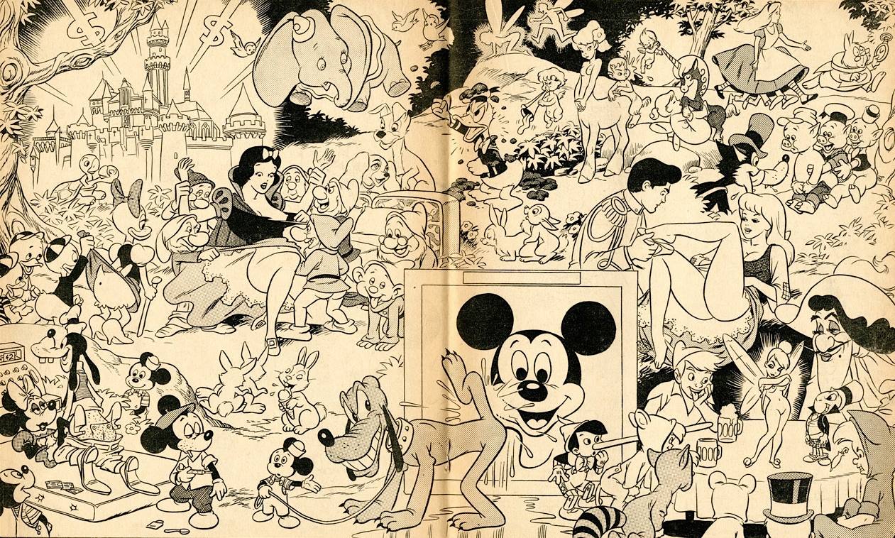 Disneyland memorial orgy artwork history