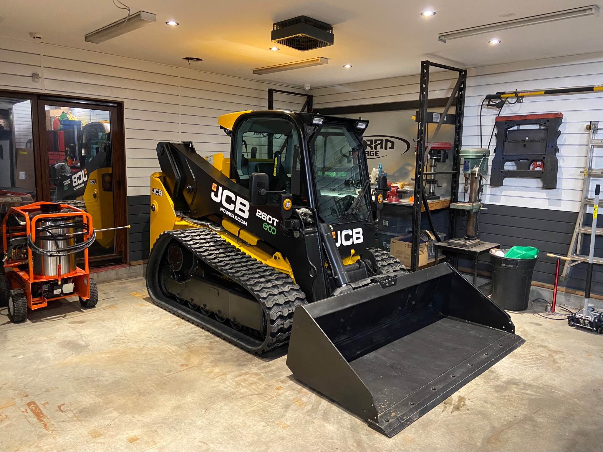 2014 JCB 260T SKID STEER TRACK LOADER tracteur Bobcat Kubota tractor ...