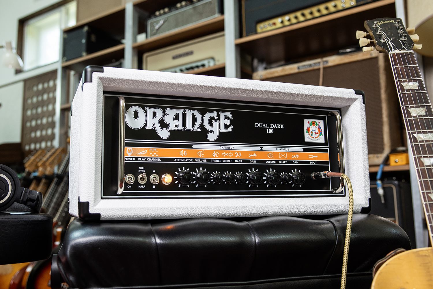 A white Orange. Featuring a limited-edition white finish, this 