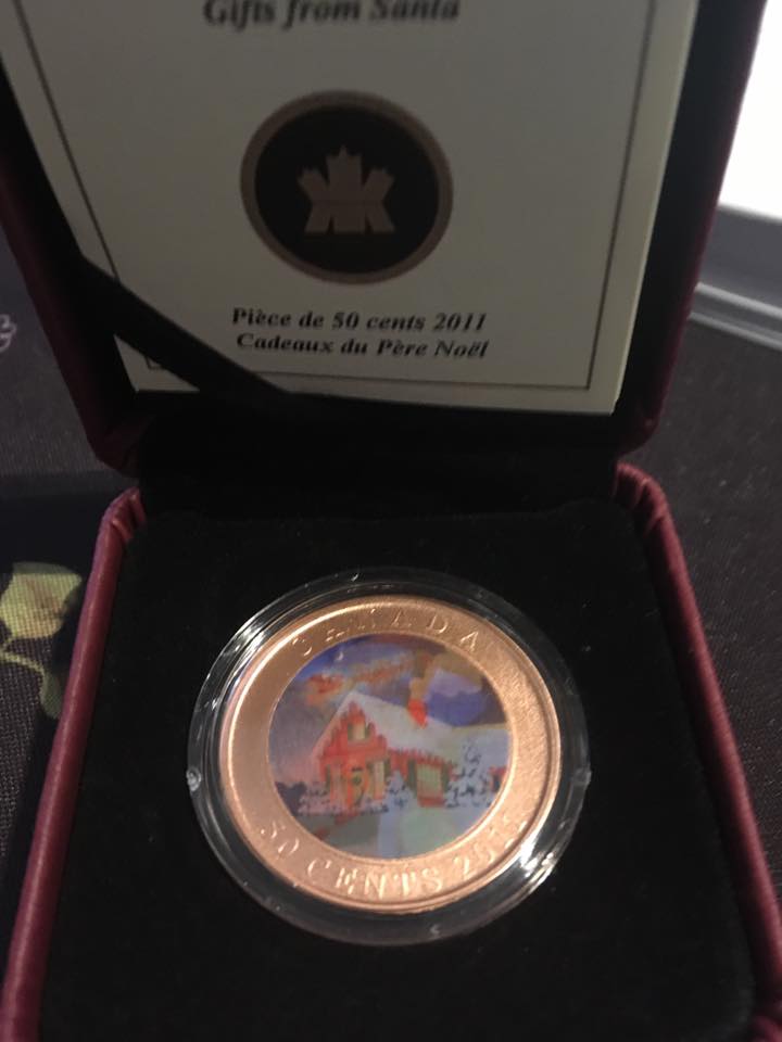 Médaille Du Père Noël 2024 – Pièce De Noël Artisanale En Plastique, Collection Vacances, Cadeau Symbolique