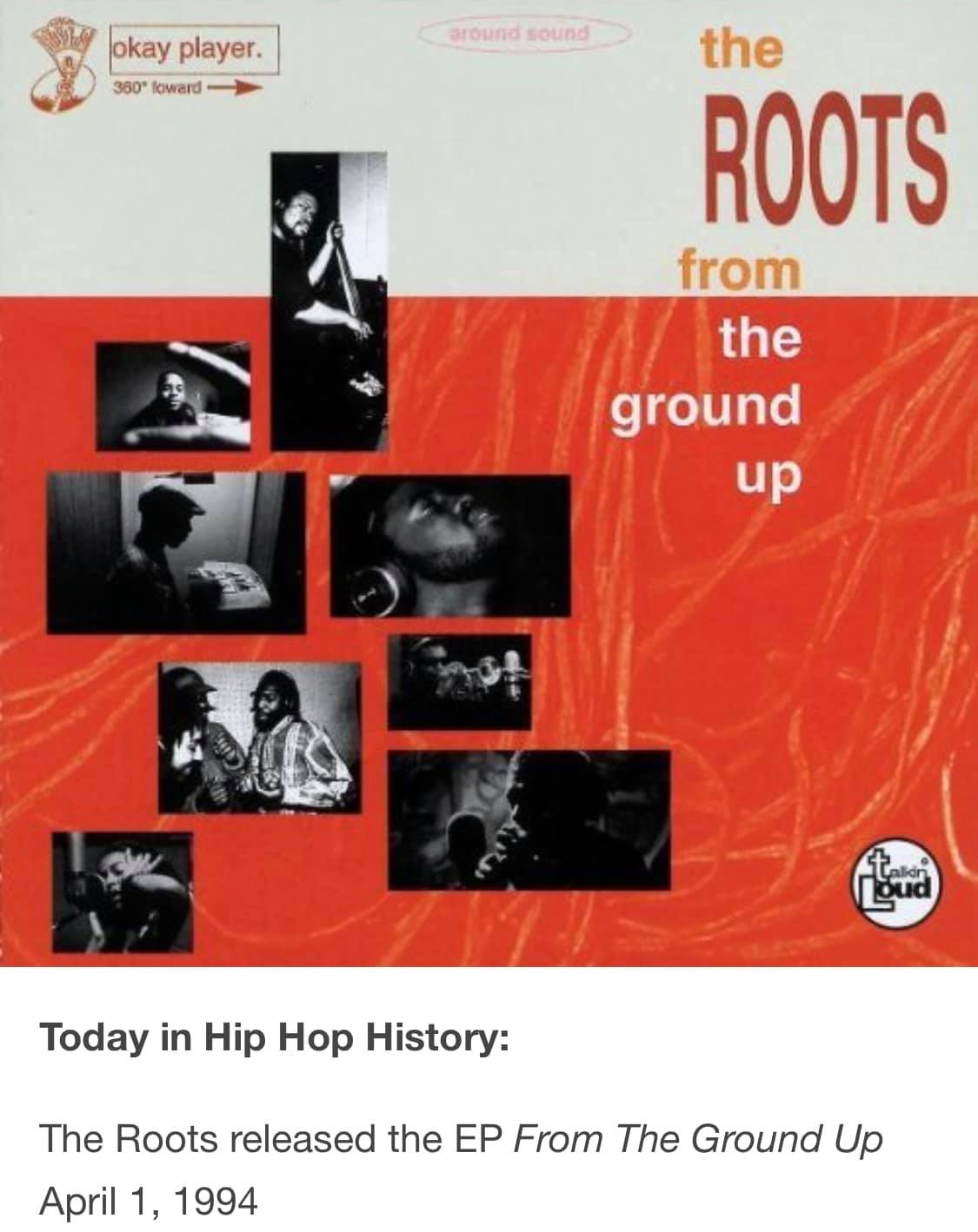 洋楽 The Roots / From The Ground Up HipHop 32 years ago, The Roots released their debut EP From the Ground Up