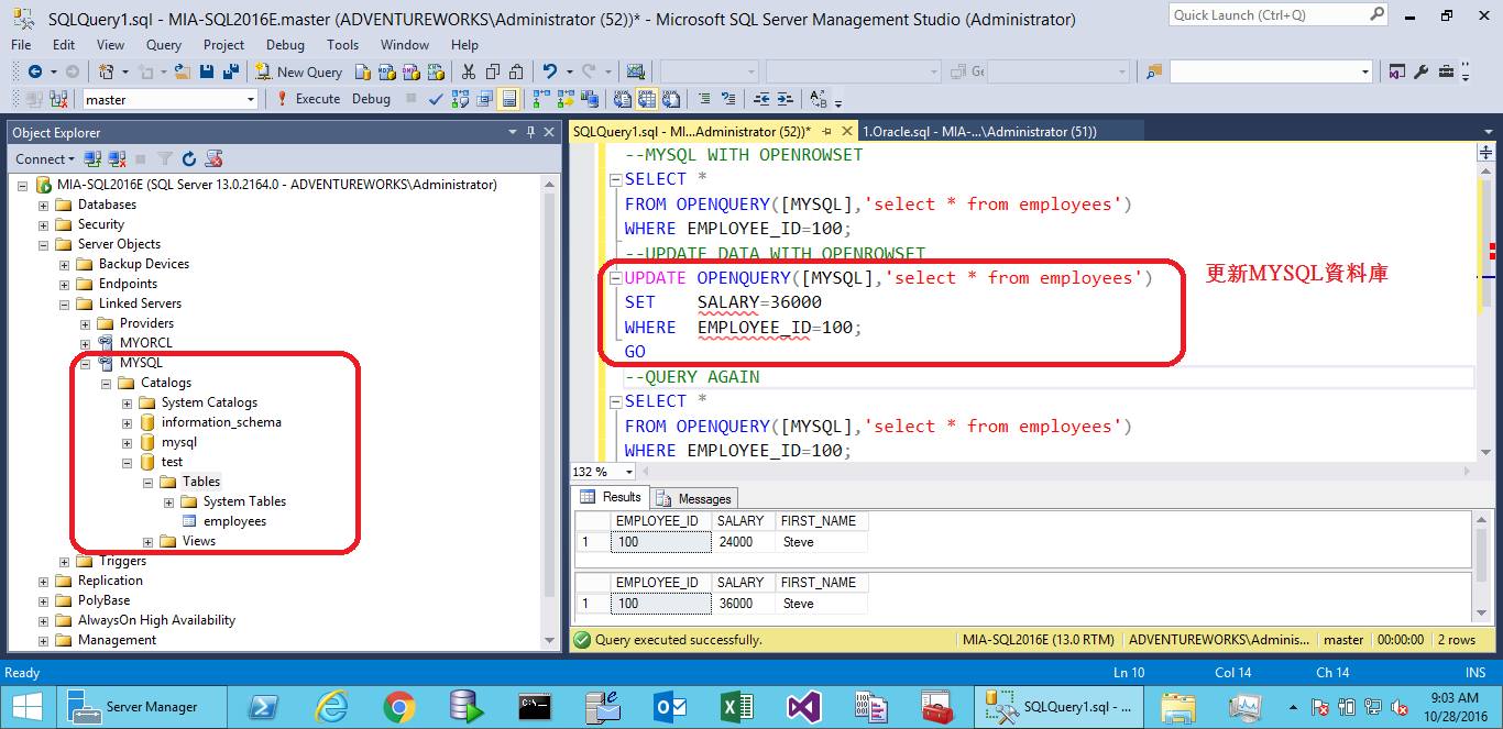 Super SQL Server | *【SQL 秘密】 之 【值得歸廣的OPENQUERY功能 】* | Facebook