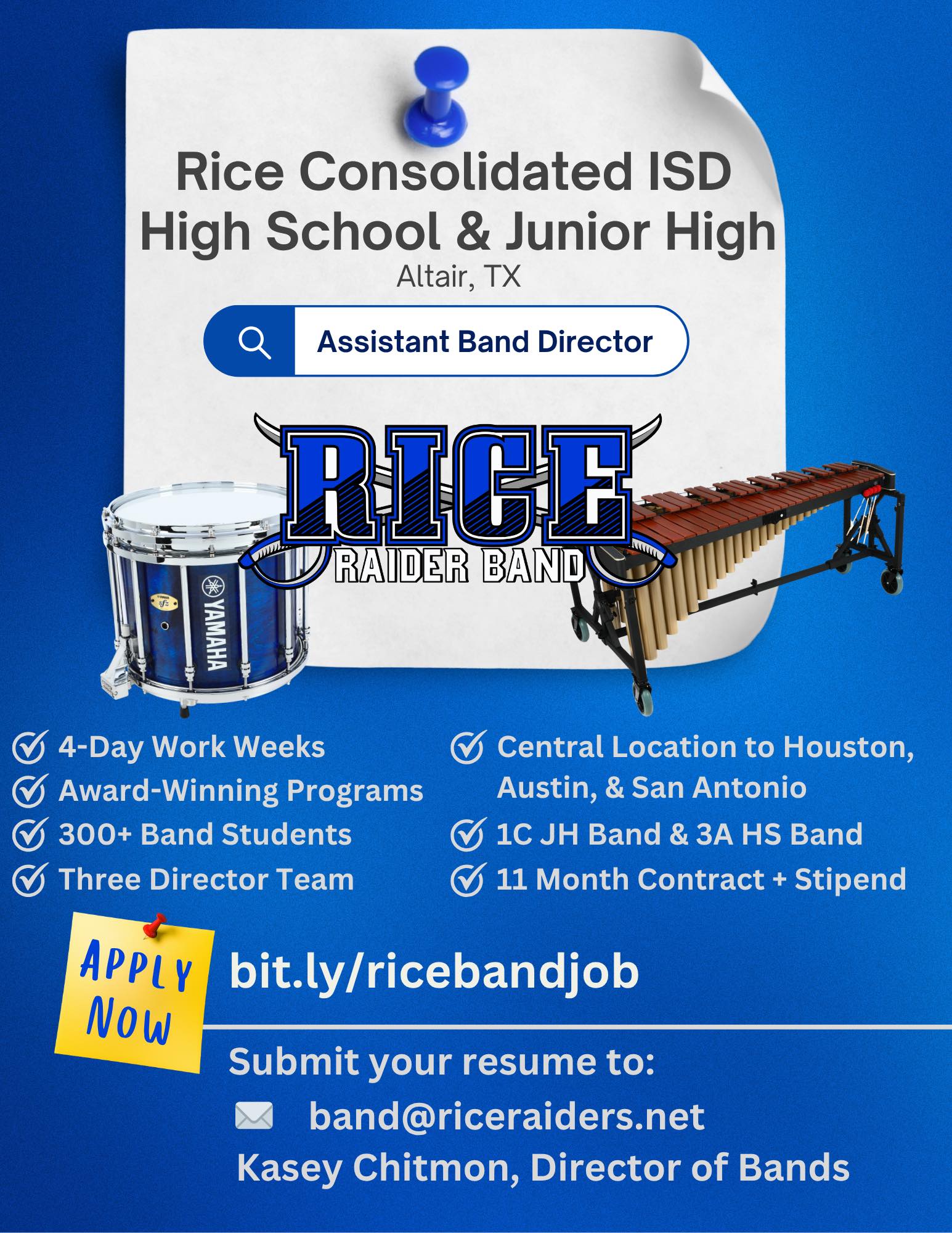 Rice Raider Band | Altair TX