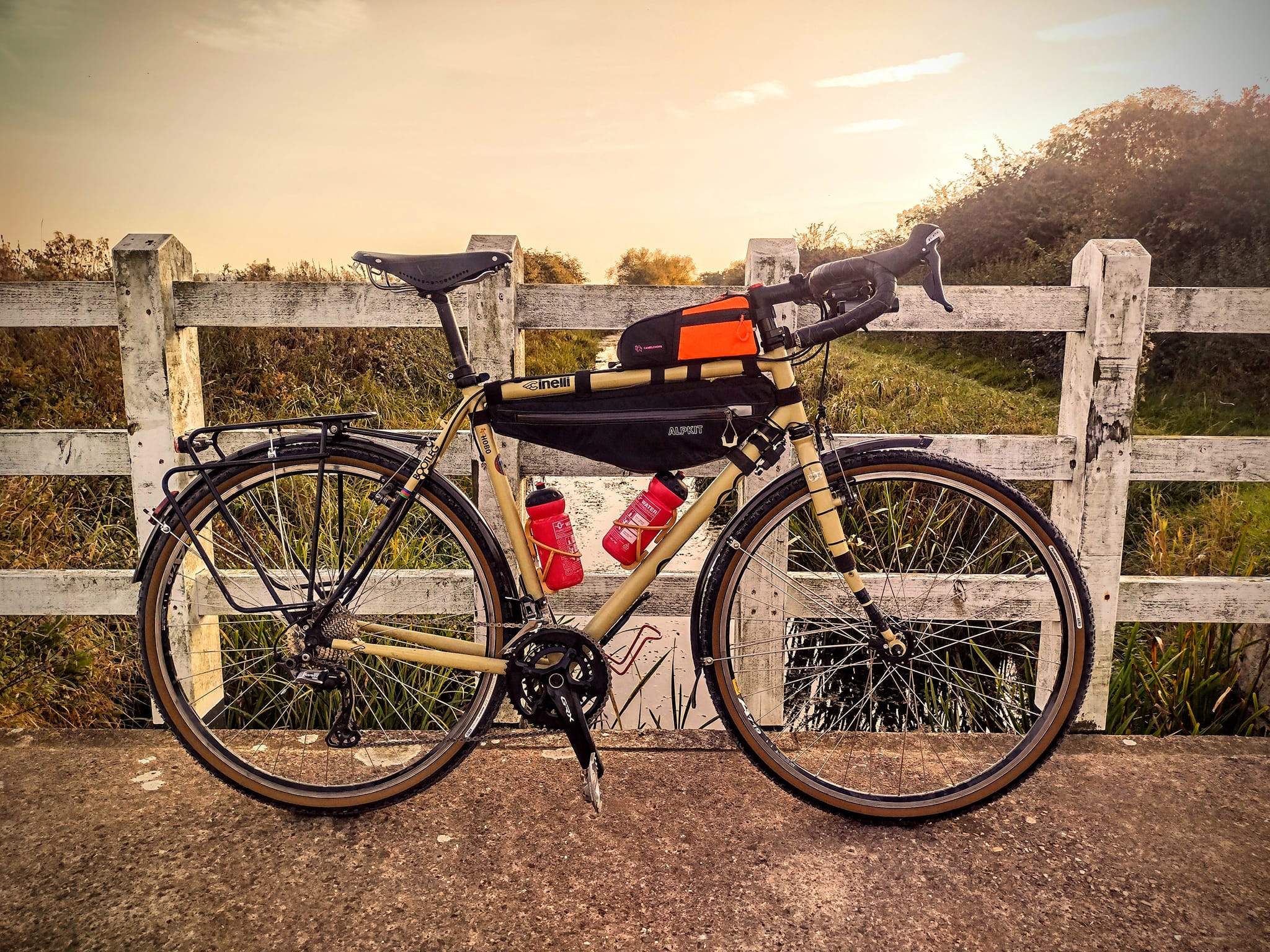 Frankenstein Battaglin: SRAM Red, Dura Ace, 105, Zeus on an