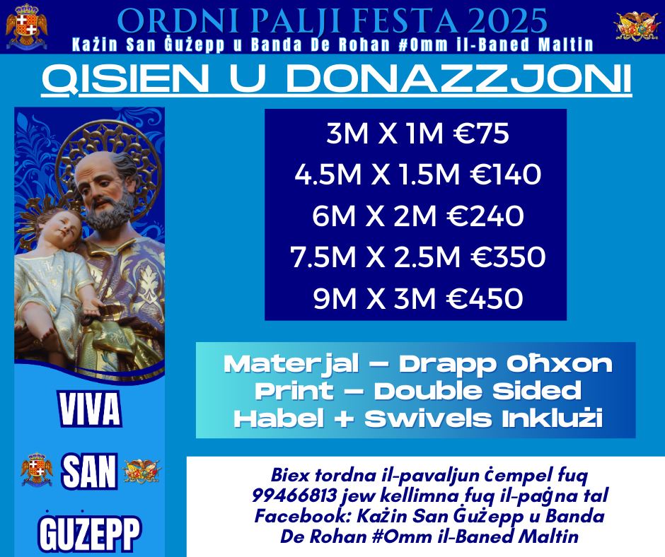 Każin San Ġużepp u Banda De Rohan #Omm il-Baned Maltin - Programm ...